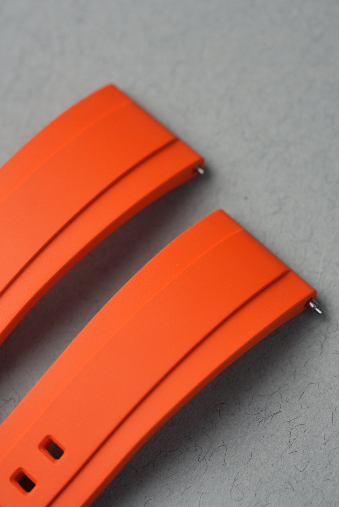 Rubber FKM Divers Strap for Swatch x Omega MoonSwatch – Mission To Jupiter – Orange