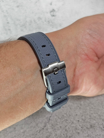 Omega X Swatch MoonSwatch Strap: Rubber Woven - Grey