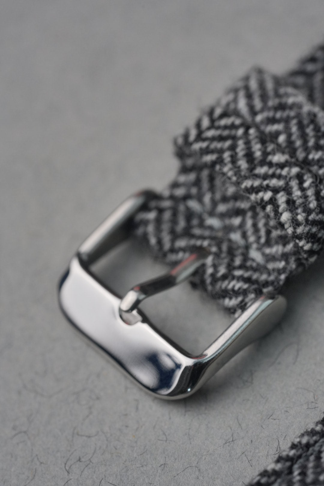 Tweed Strap for Omega x Swatch MoonSwatch – Mission to the Moon – Grey