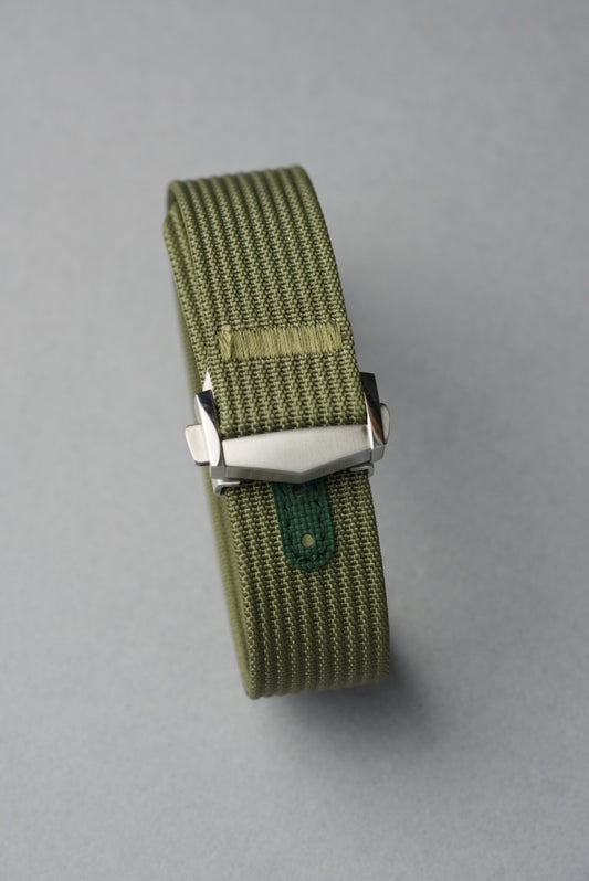 Nylon Strap with FKM Reinforced Notches - Deployant Clasp 18mm-22mm