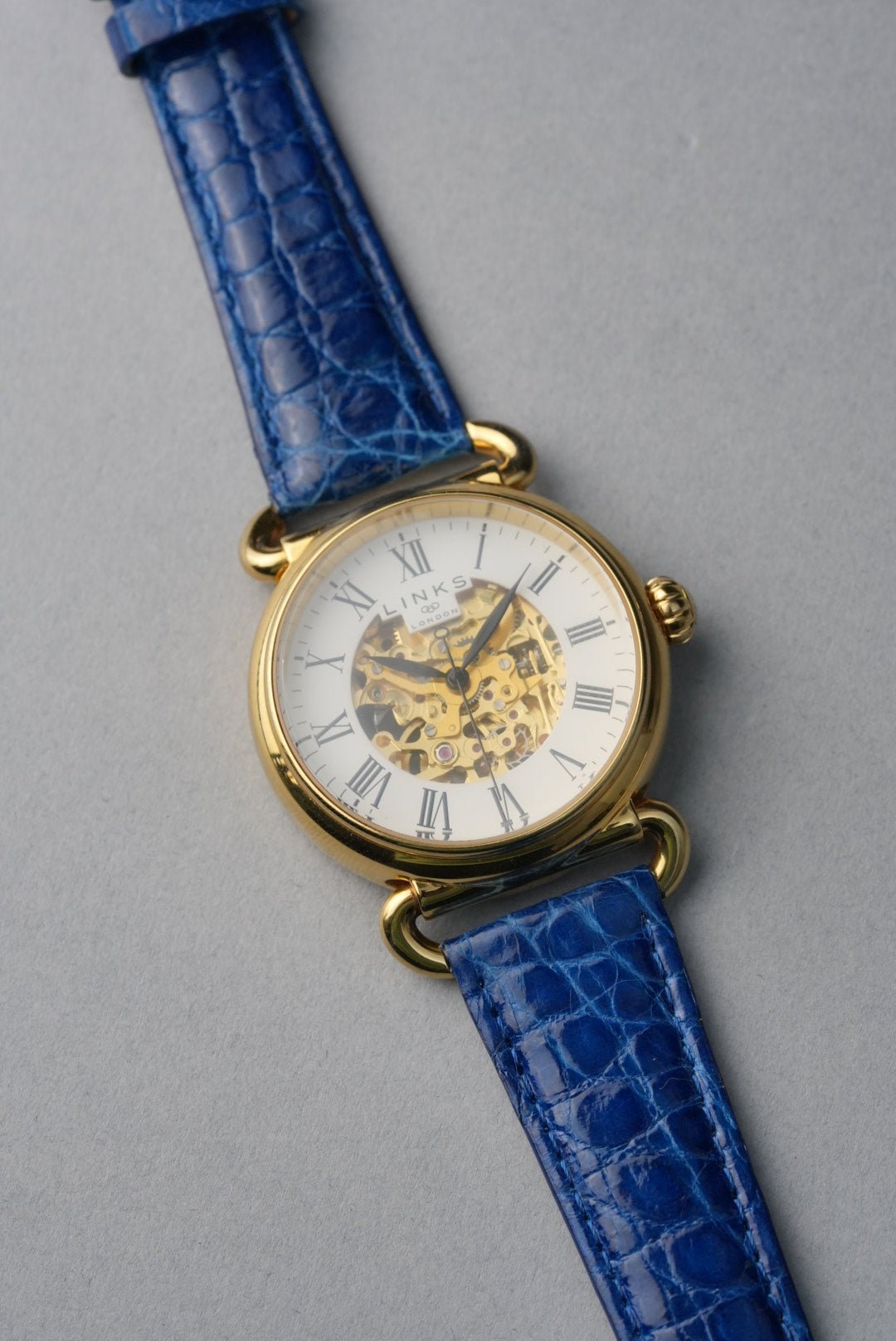 Italian Genuine Crocodile Leather Strap with Nubuck Lining - 18mm to 20mm