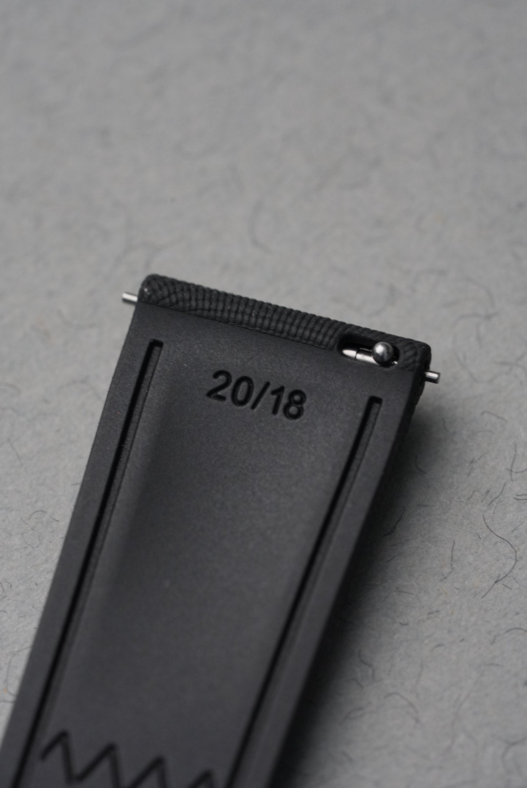 Sailcloth Effect FKM Rubber Strap with Deployant Clasp for Swatch x Omega MoonSwatch – Mission to Mercury – Black