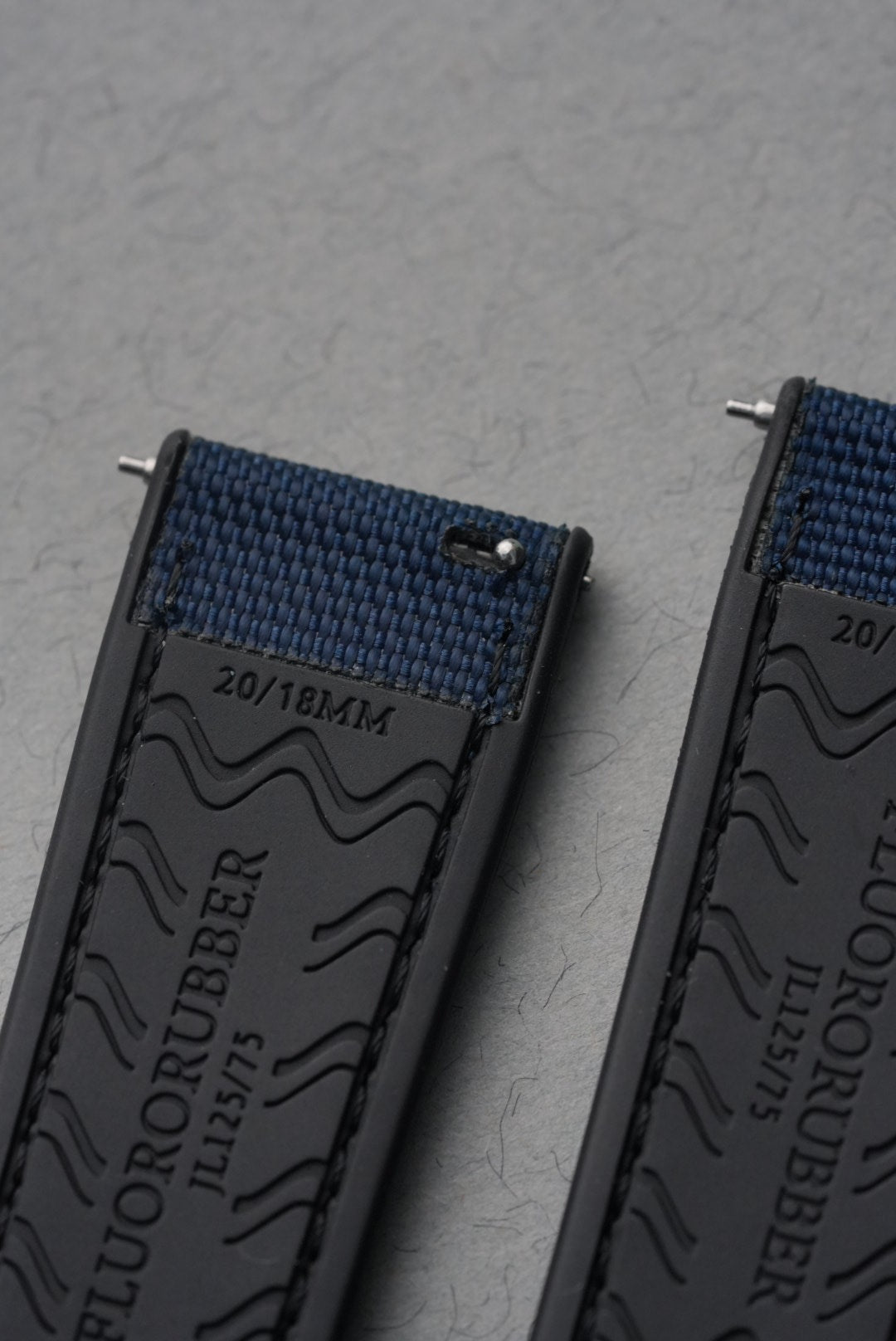 Sailcloth Hybrid Strap for for Omega x Swatch MoonSwatch – Super Blue MoonPhase – Navy