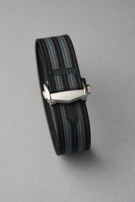 Nylon Strap with FKM Reinforced Notches - Deployant Clasp 18mm-22mm