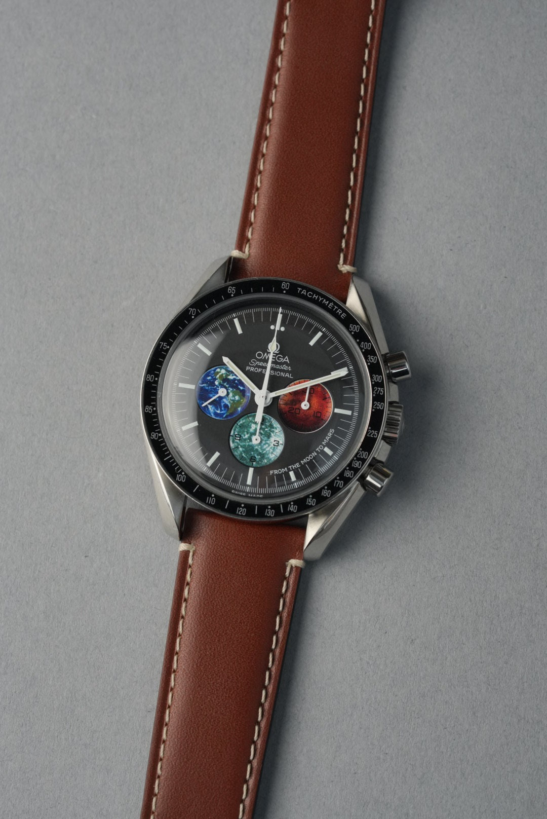 Handmade Leather Strap with Contrast Stitch – 18mm to 22mm