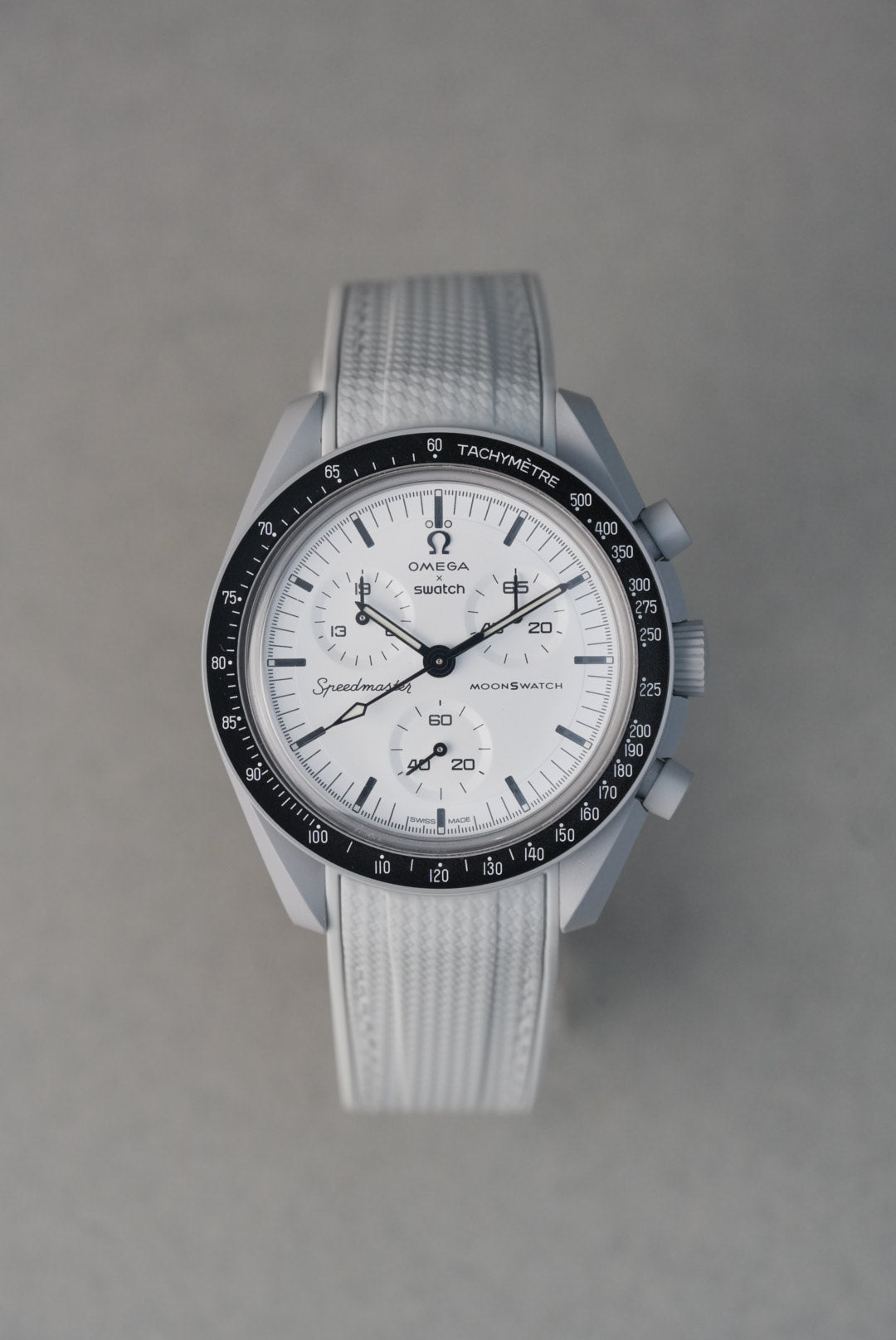 Rubber Curved Strap for Omega x Swatch MoonSwatch – 1965