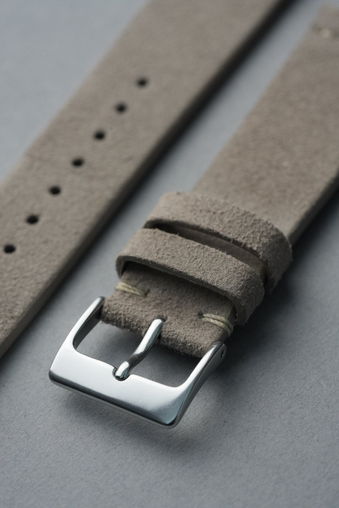 Suede Strap for Omega x Swatch MoonSwatch – Mission on Earth: Desert – Ash