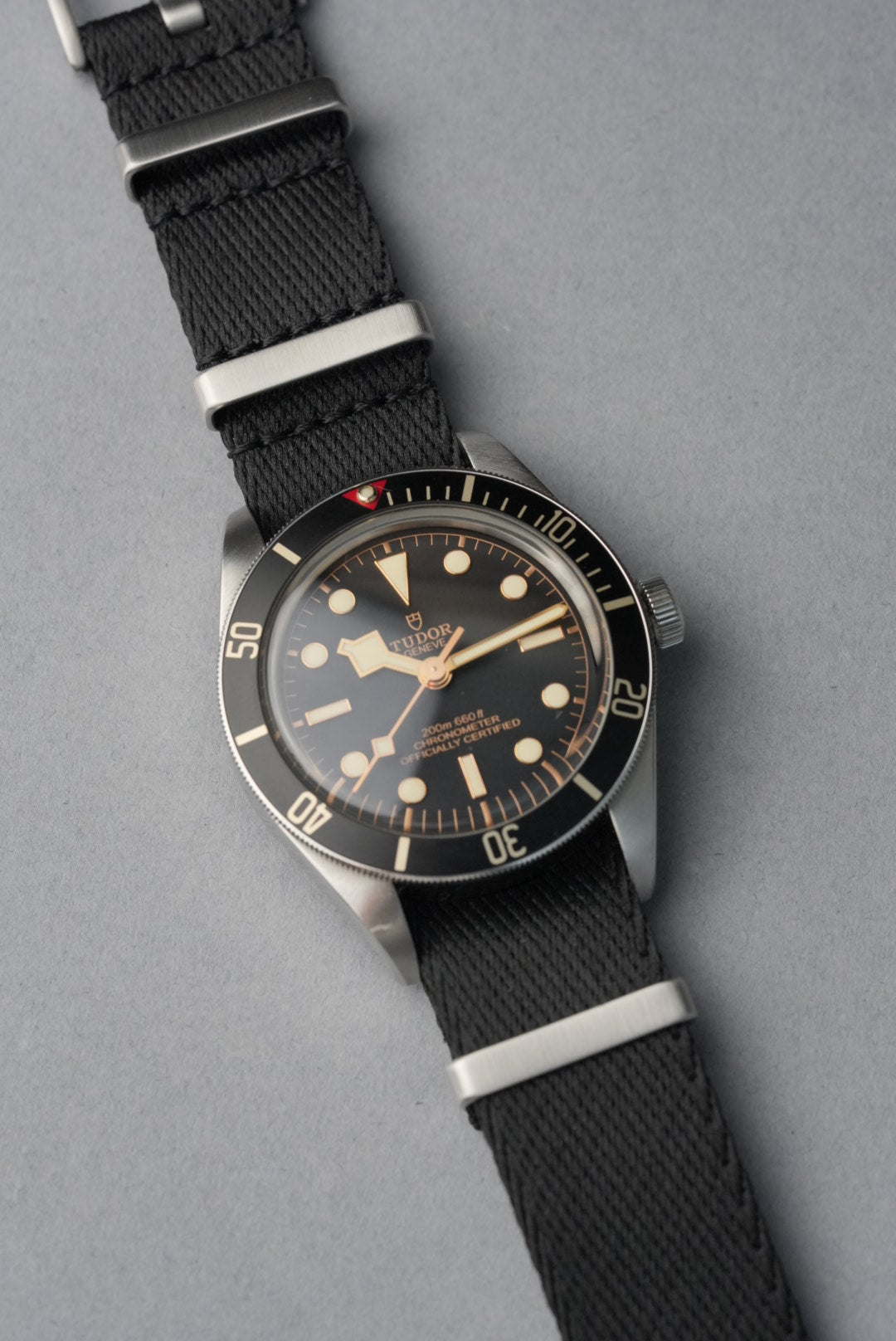 Military Fabric Strap 20mm-22mm – Black