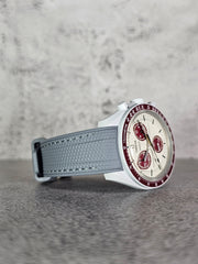 Omega X Swatch MoonSwatch Strap: Rubber Woven - Grey