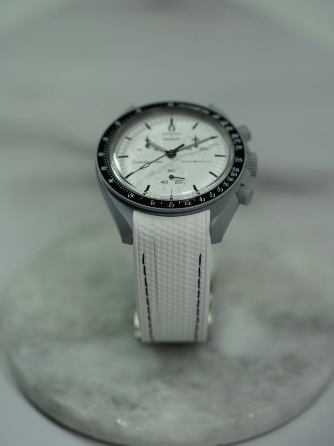 MoonSwatch 1965 Rubber Woven Strap