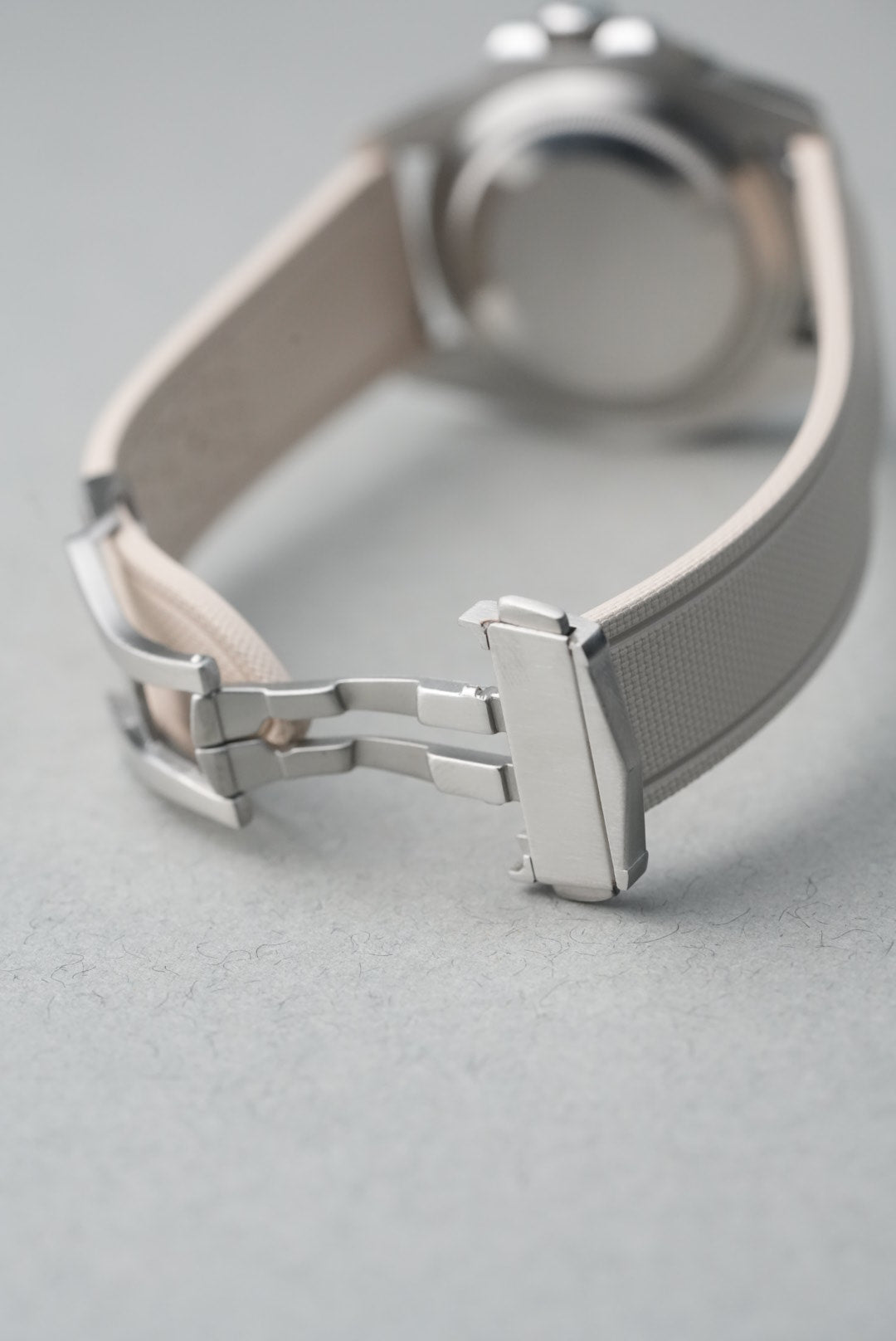 Sailcloth Effect FKM Rubber Strap with Deployant Clasp - For Rolex Submariner