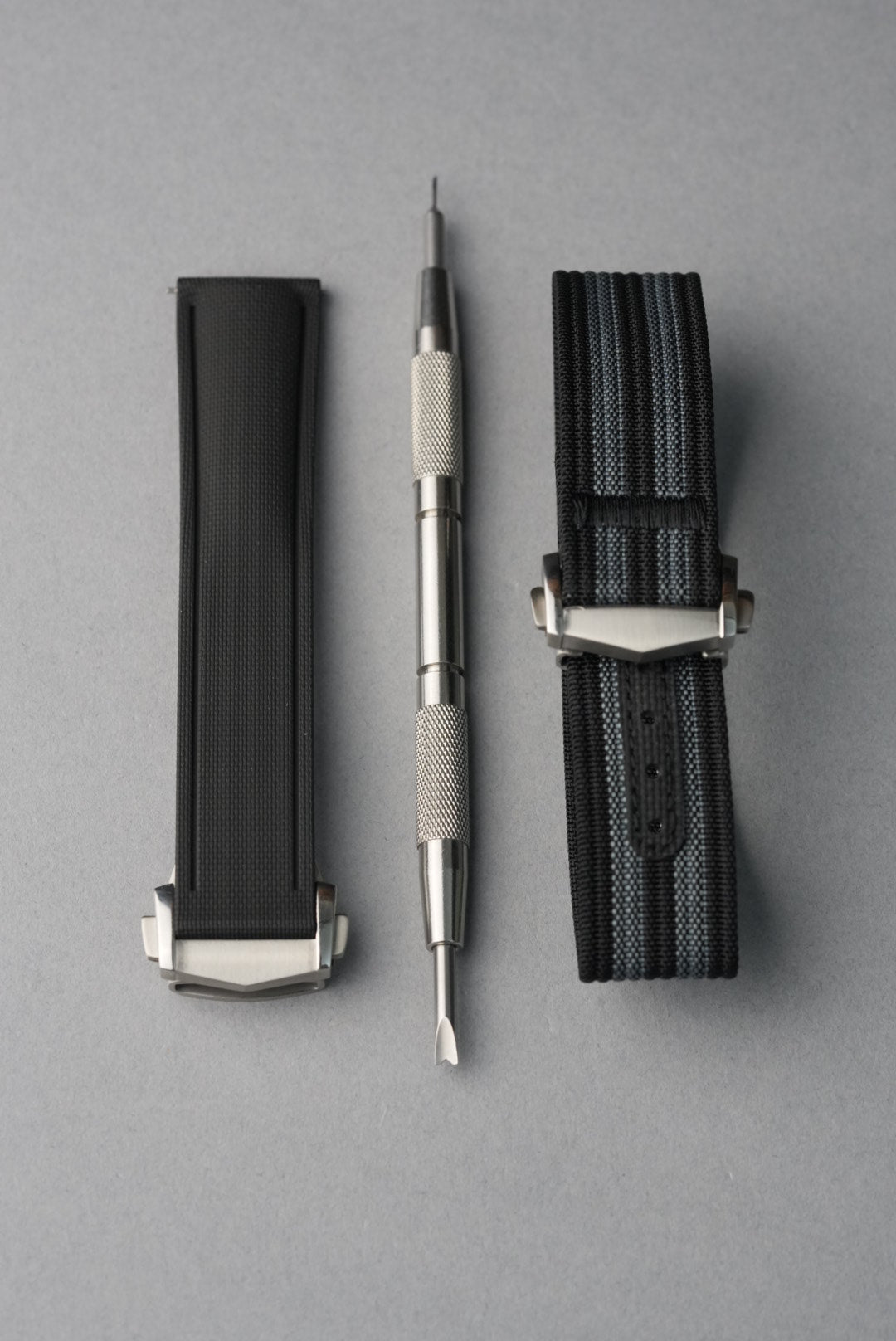 Deployant Strap Bundle – Rubber & Fabric+ Tool [20mm]