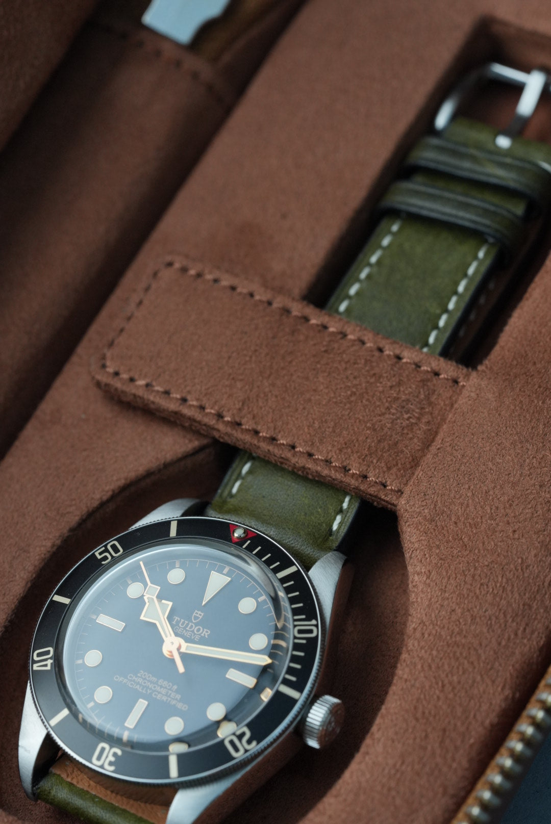 Two Watch Travel Case with Strap & Tool