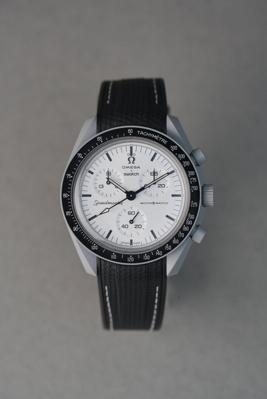 Rubber Curved Strap for Omega x Swatch MoonSwatch – 1965