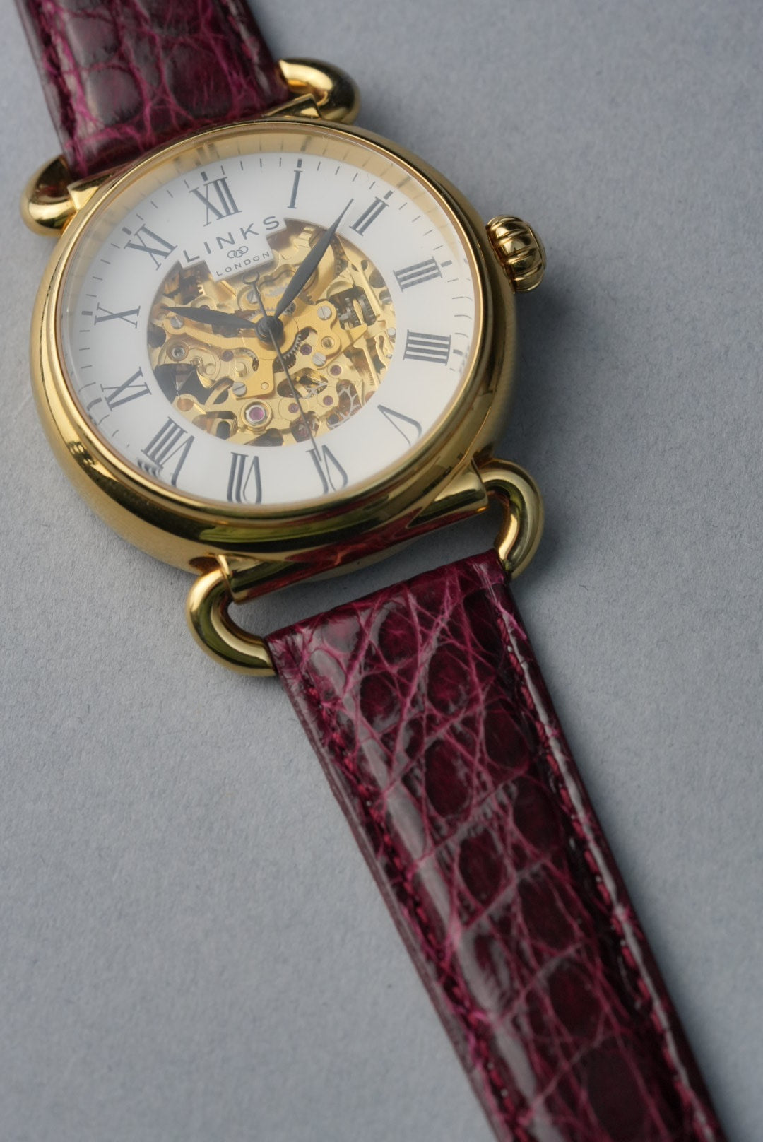 Italian Genuine Crocodile Leather Strap with Nubuck Lining - 18mm to 20mm