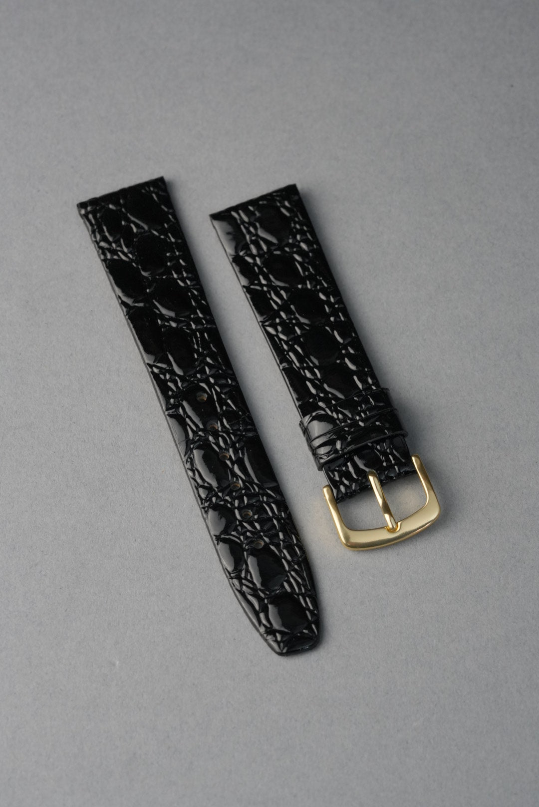 Vintage Crocodile Grain Leather Strap – 8mm to 22mm