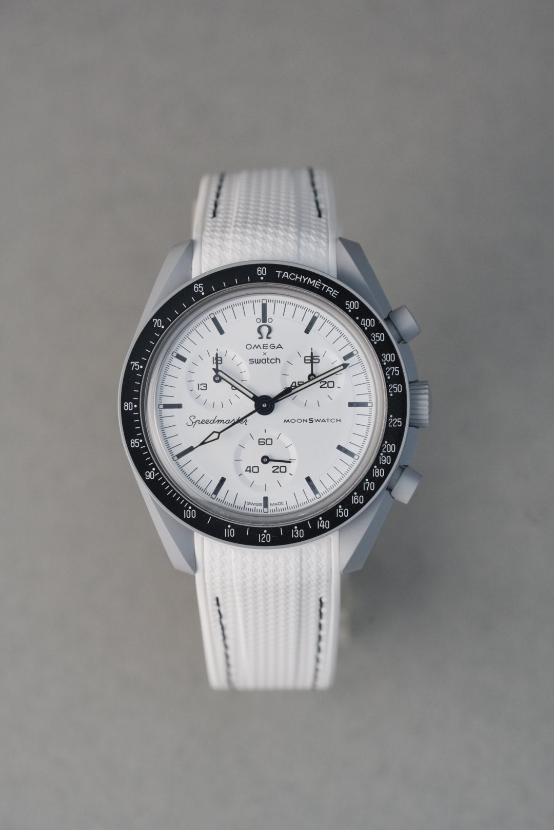 Rubber Curved Strap for Omega x Swatch MoonSwatch – 1965