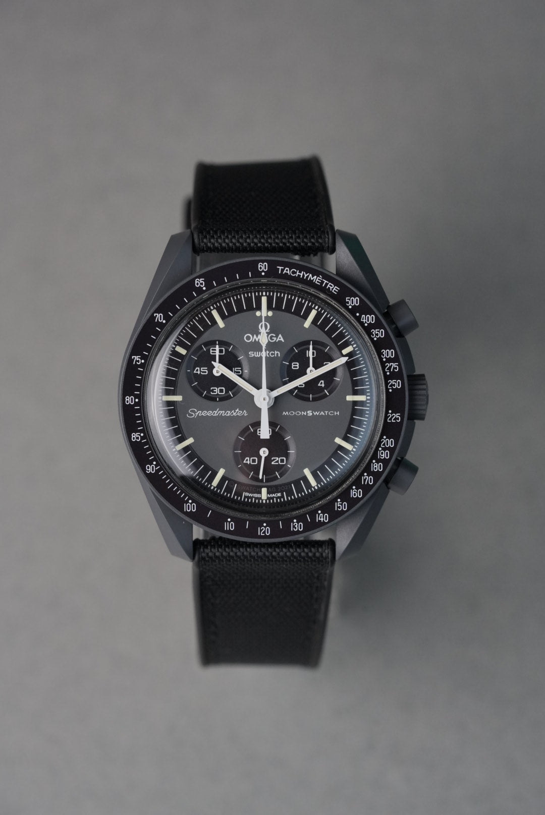 Sailcloth FKM Rubber Strap for Omega x Swatch MoonSwatch – Mission To Mercury