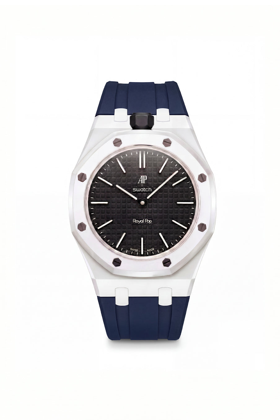 Ocho Negro Royal Pop Rubber Strap