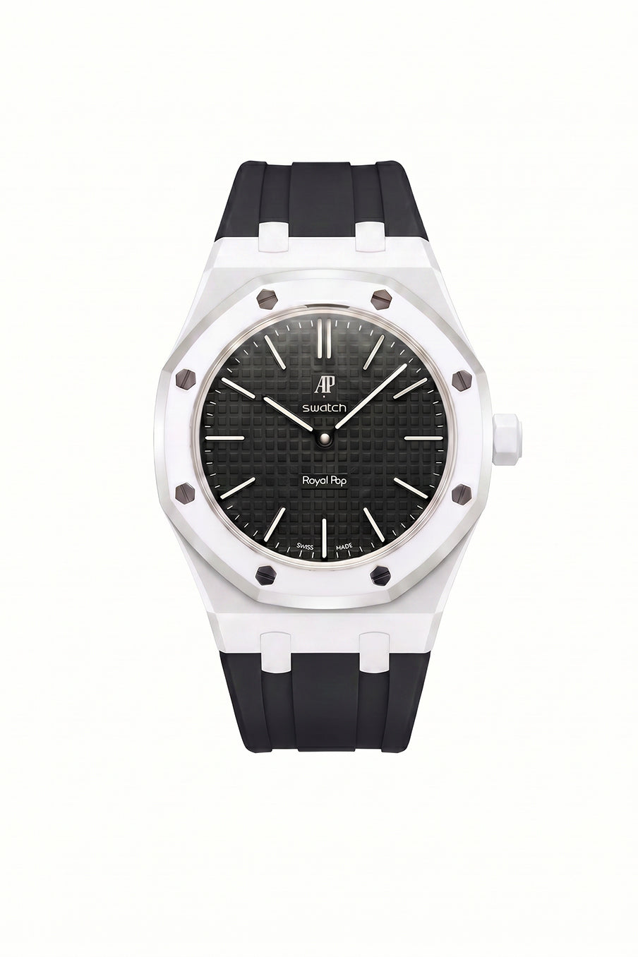 Ocho Negro Royal Pop Rubber Strap
