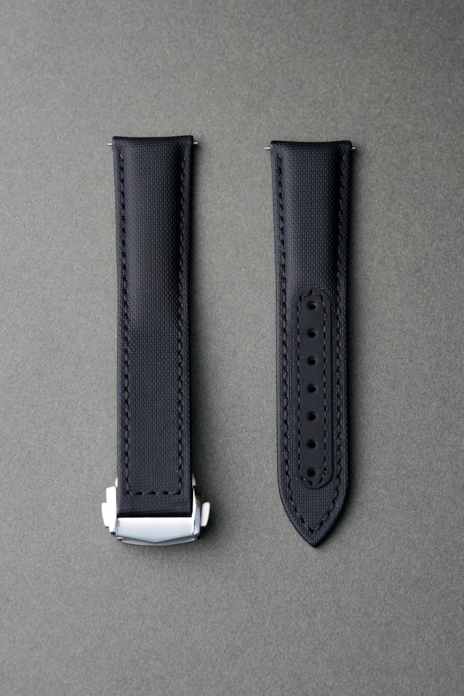 Hamilton Sailcloth Strap with Deployant Clasp