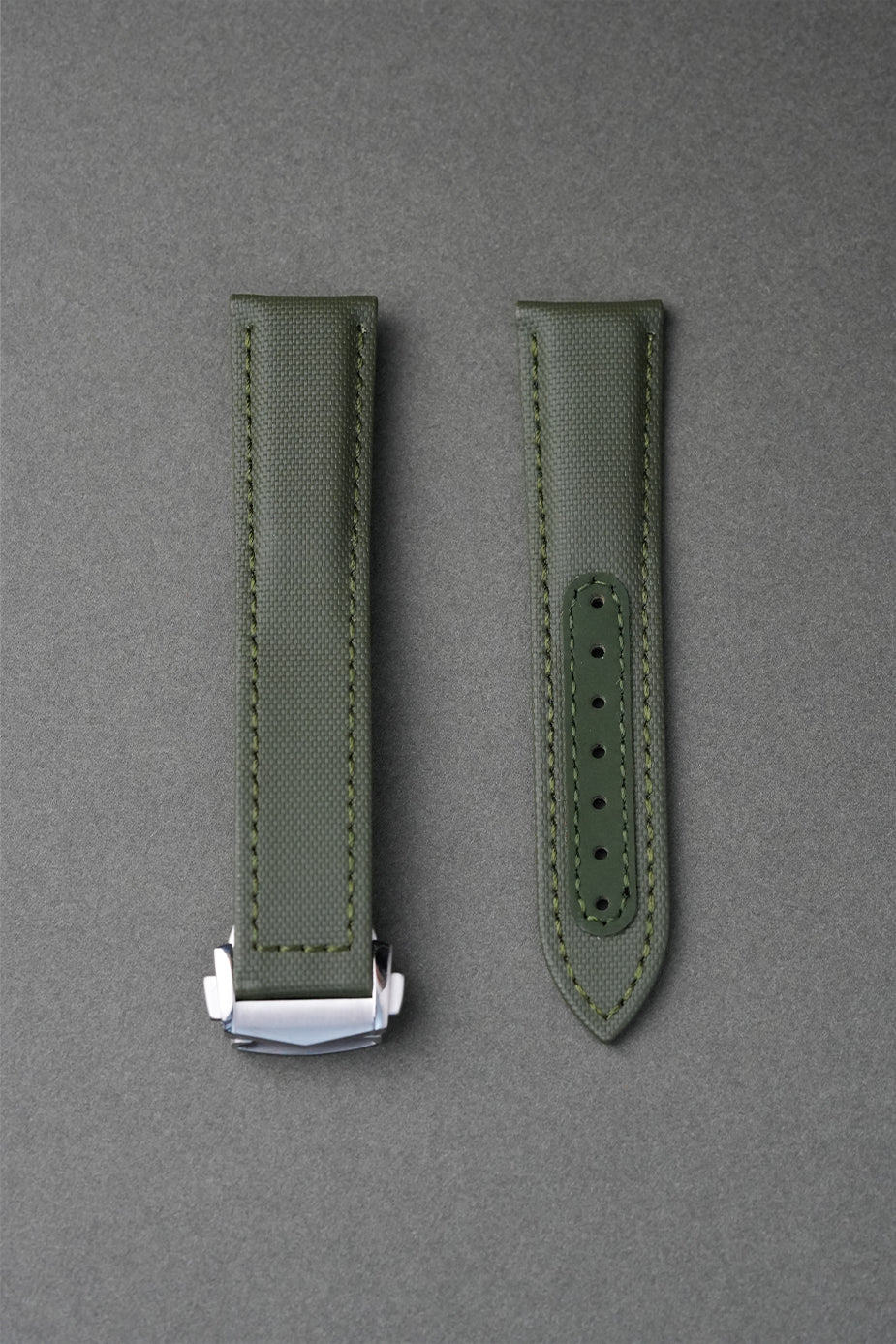 Hamilton Sailcloth Strap with Deployant Clasp