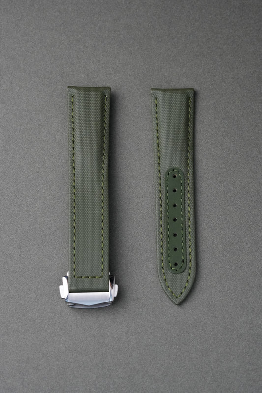 Omega Seamaster Diver 300M Sailcloth Strap with Deployant Clasp
