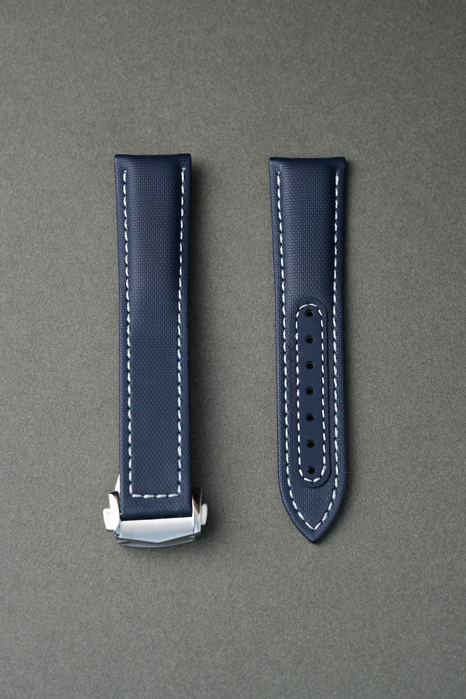 Hamilton Sailcloth Strap with Deployant Clasp