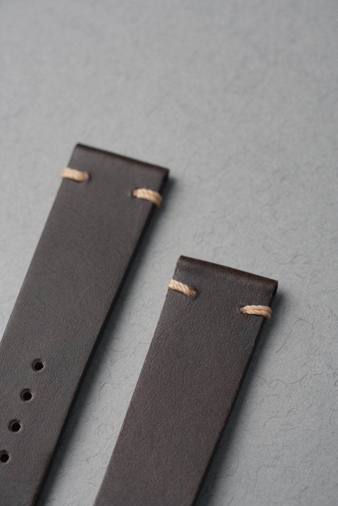 MoonSwatch Saturn strap replacement in brown leather, Omega x Swatch 20mm