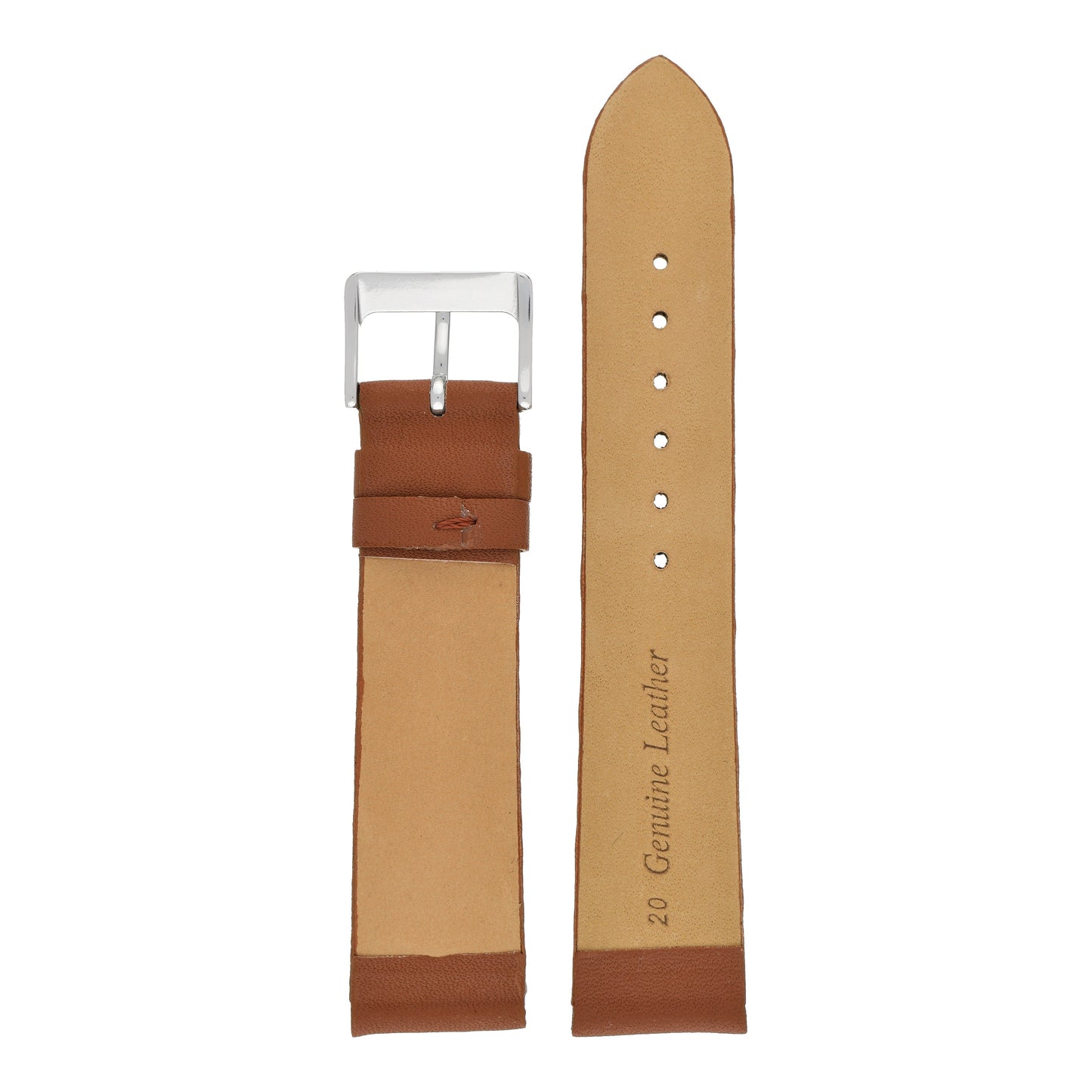 Classic Smooth Leather Watch Strap (6mm-30mm)