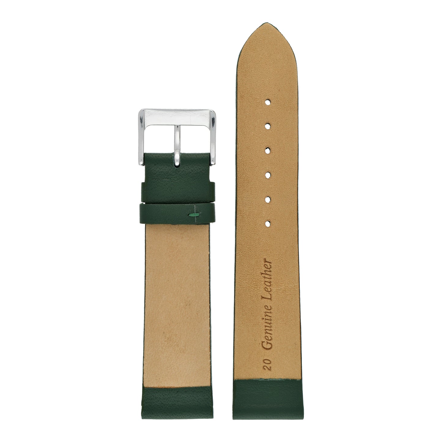 Classic Smooth Leather Watch Strap (6mm-30mm)