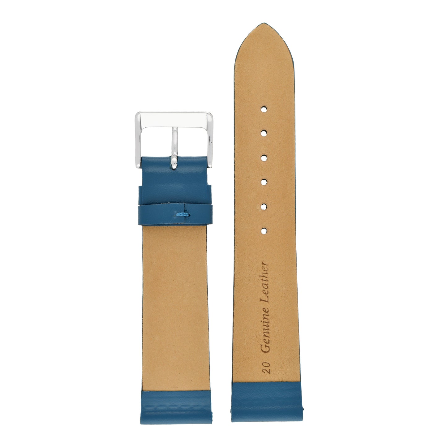 Classic Smooth Leather Watch Strap (6mm-30mm)