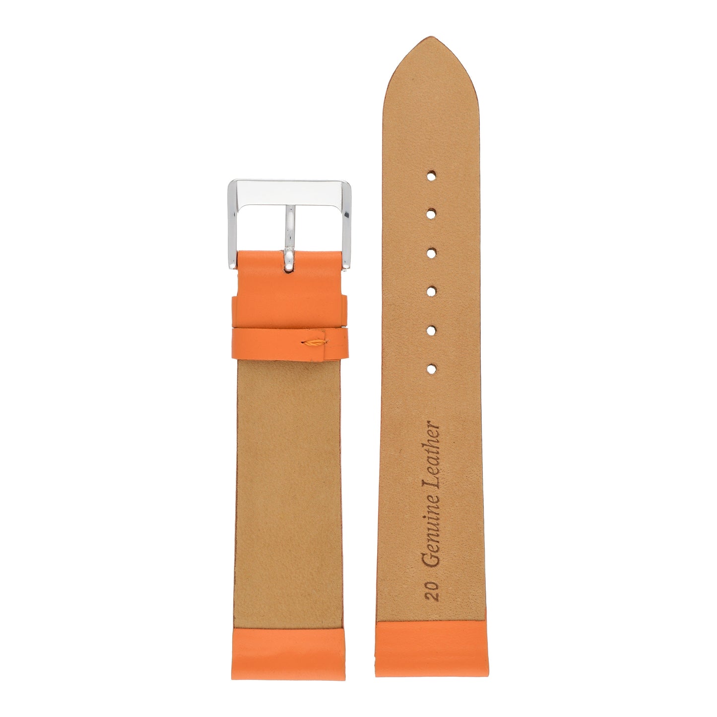 Classic Smooth Leather Watch Strap (6mm-30mm)