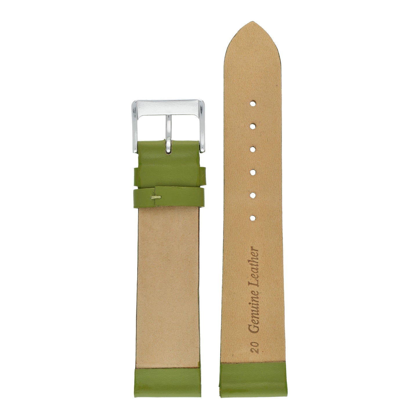 Classic Smooth Leather Watch Strap (6mm-30mm)