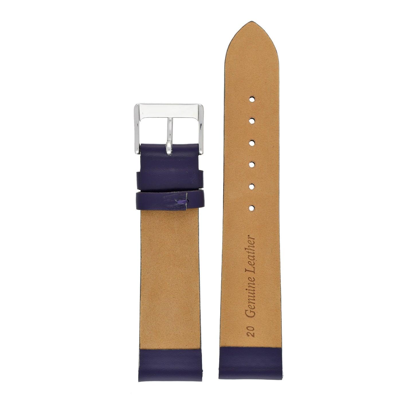 Classic Smooth Leather Watch Strap (6mm-30mm)