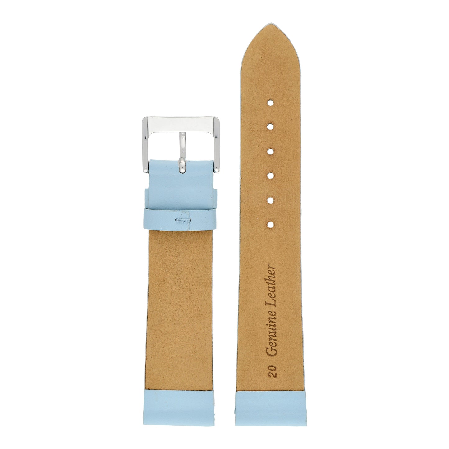 Classic Smooth Leather Watch Strap (6mm-30mm)