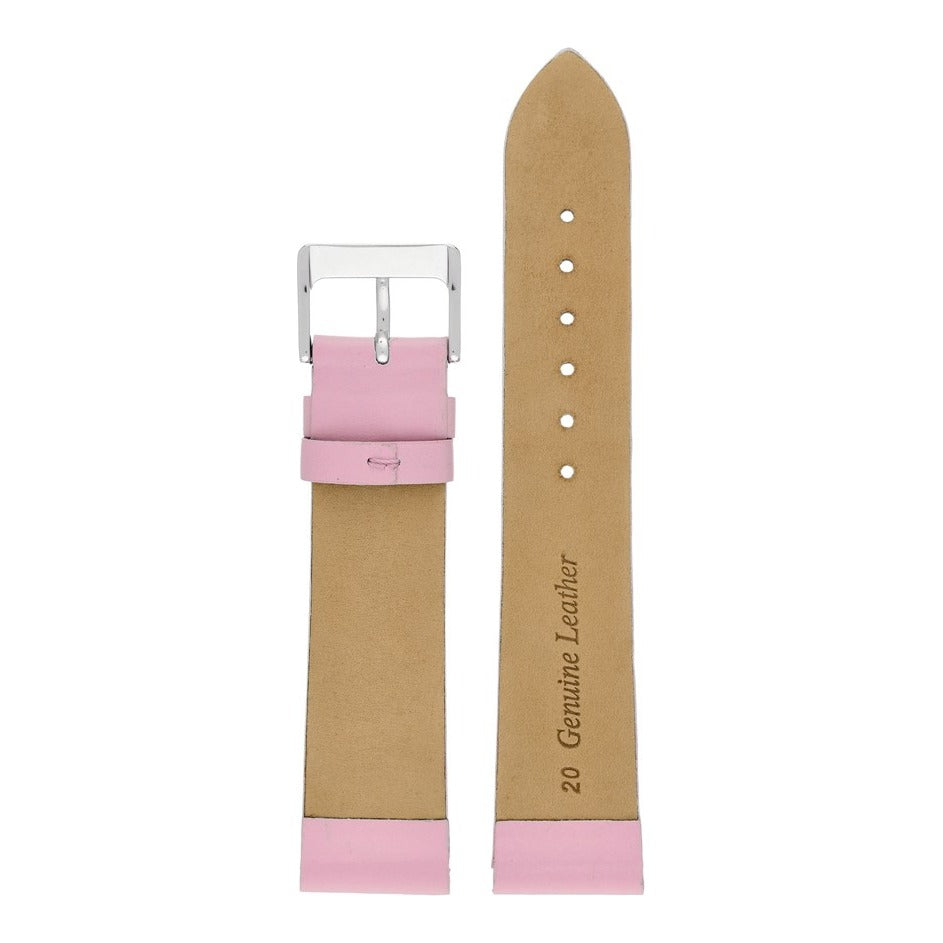 Smooth Quick Release Leather Watch Strap