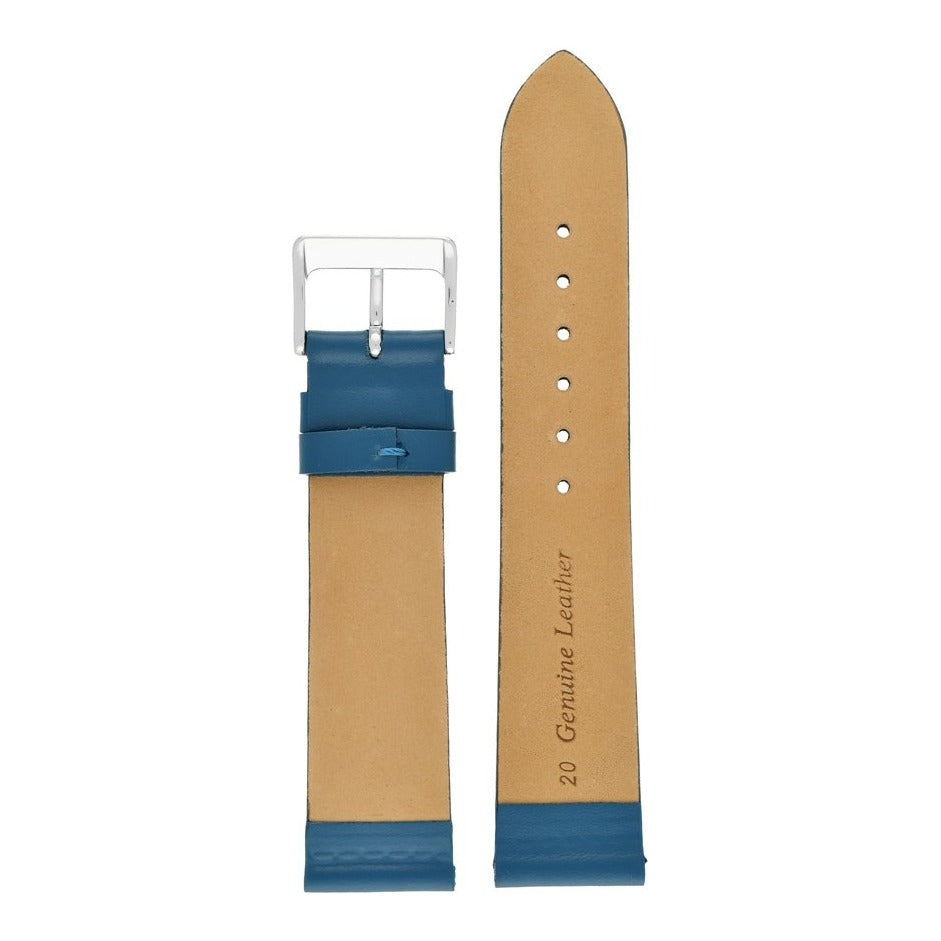 Smooth Quick Release Leather Watch Strap