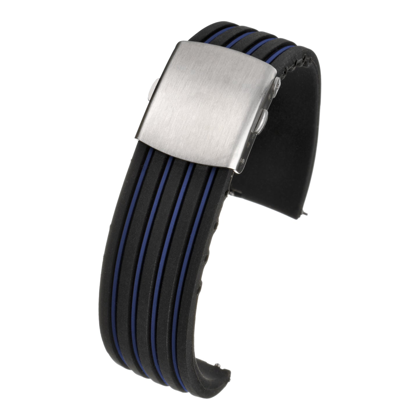 Sport Silicone Centre Clasp Watch Strap
