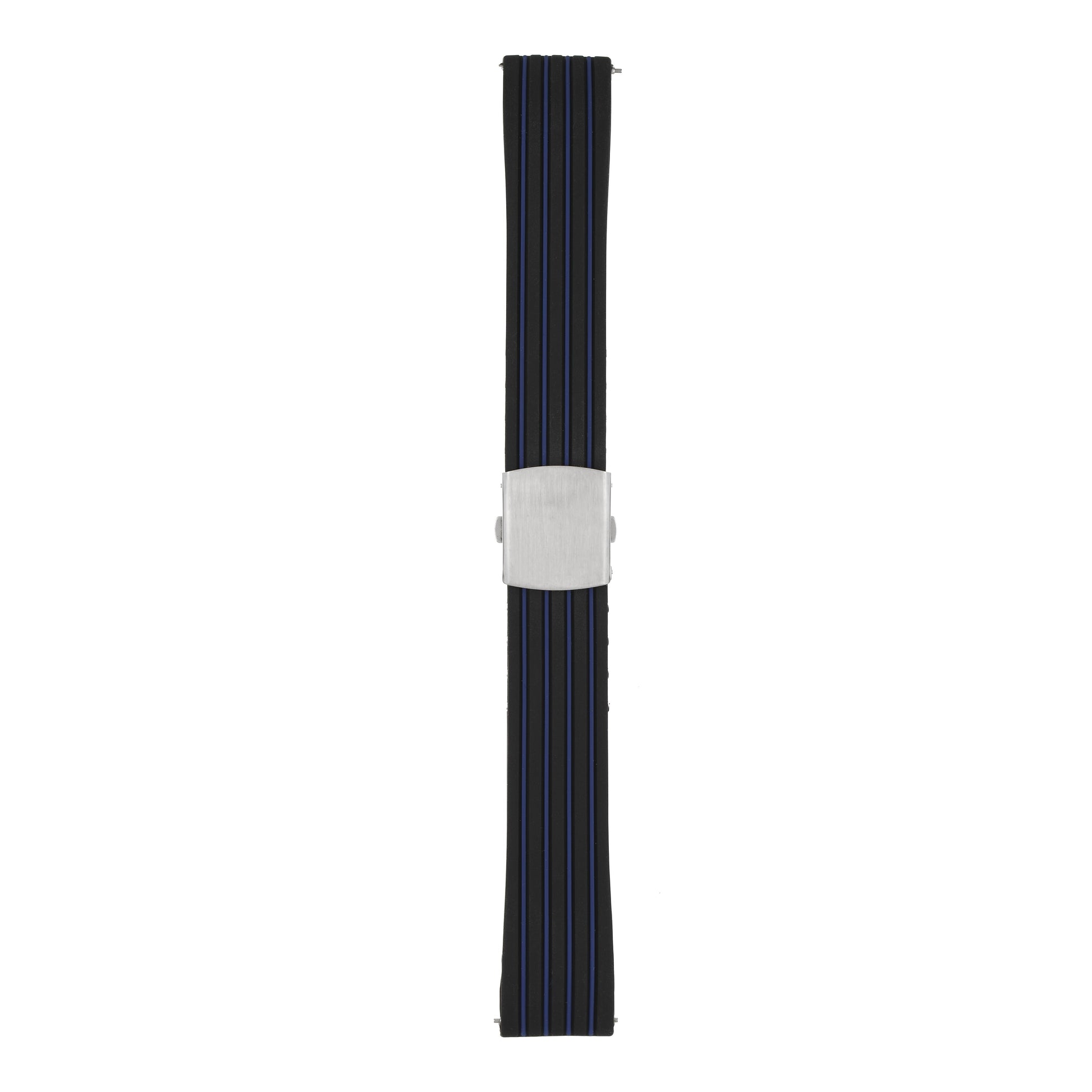 Sport Silicone Centre Clasp Watch Strap