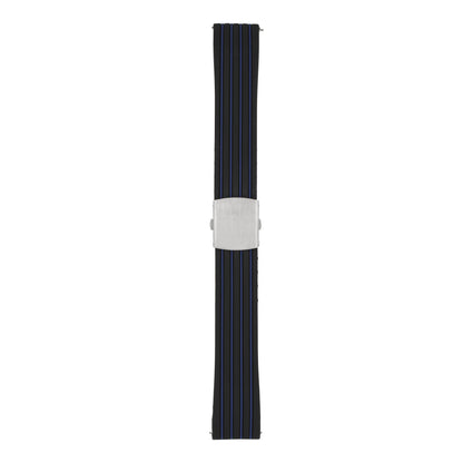 Sport Silicone Centre Clasp Watch Strap