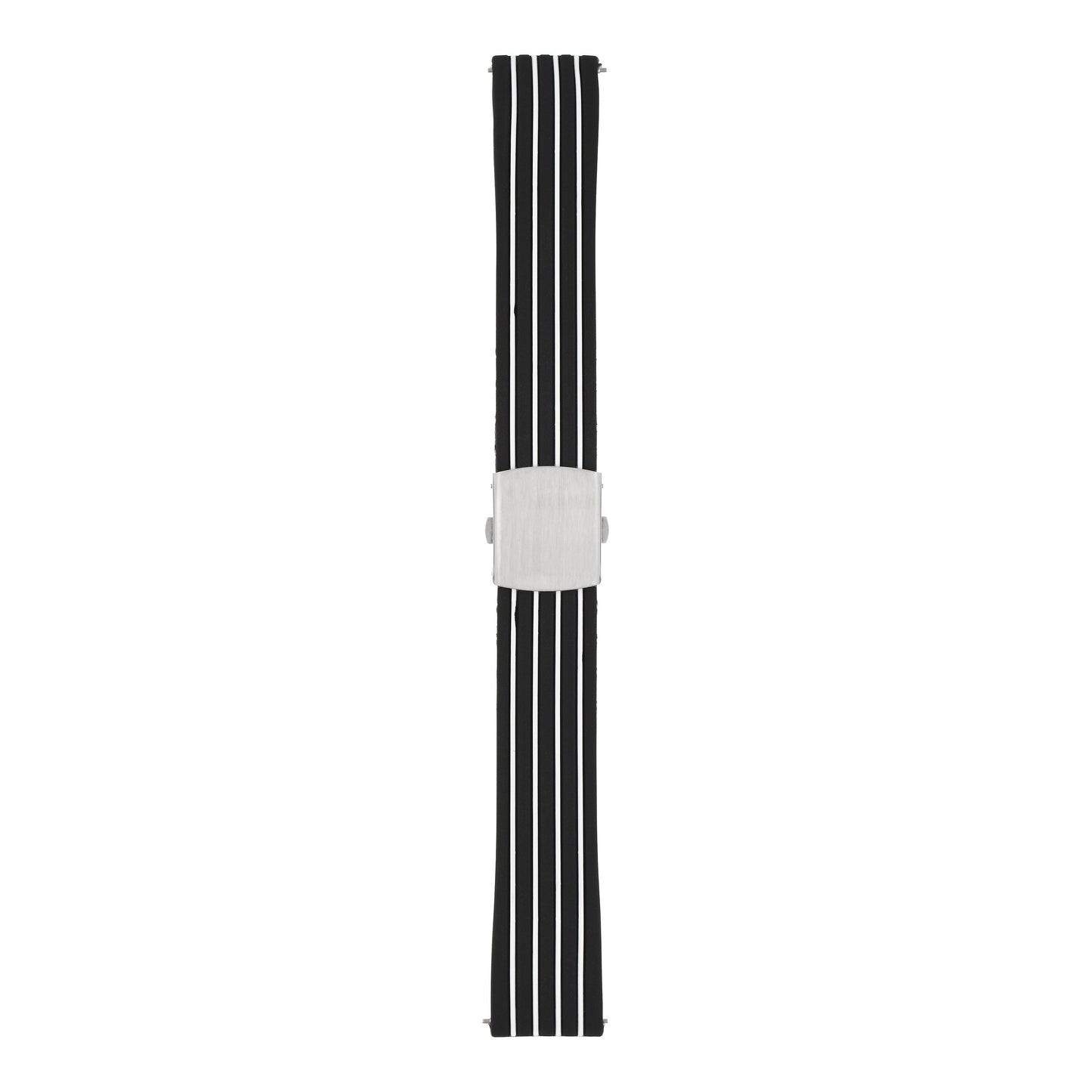 Sport Silicone Centre Clasp Watch Strap