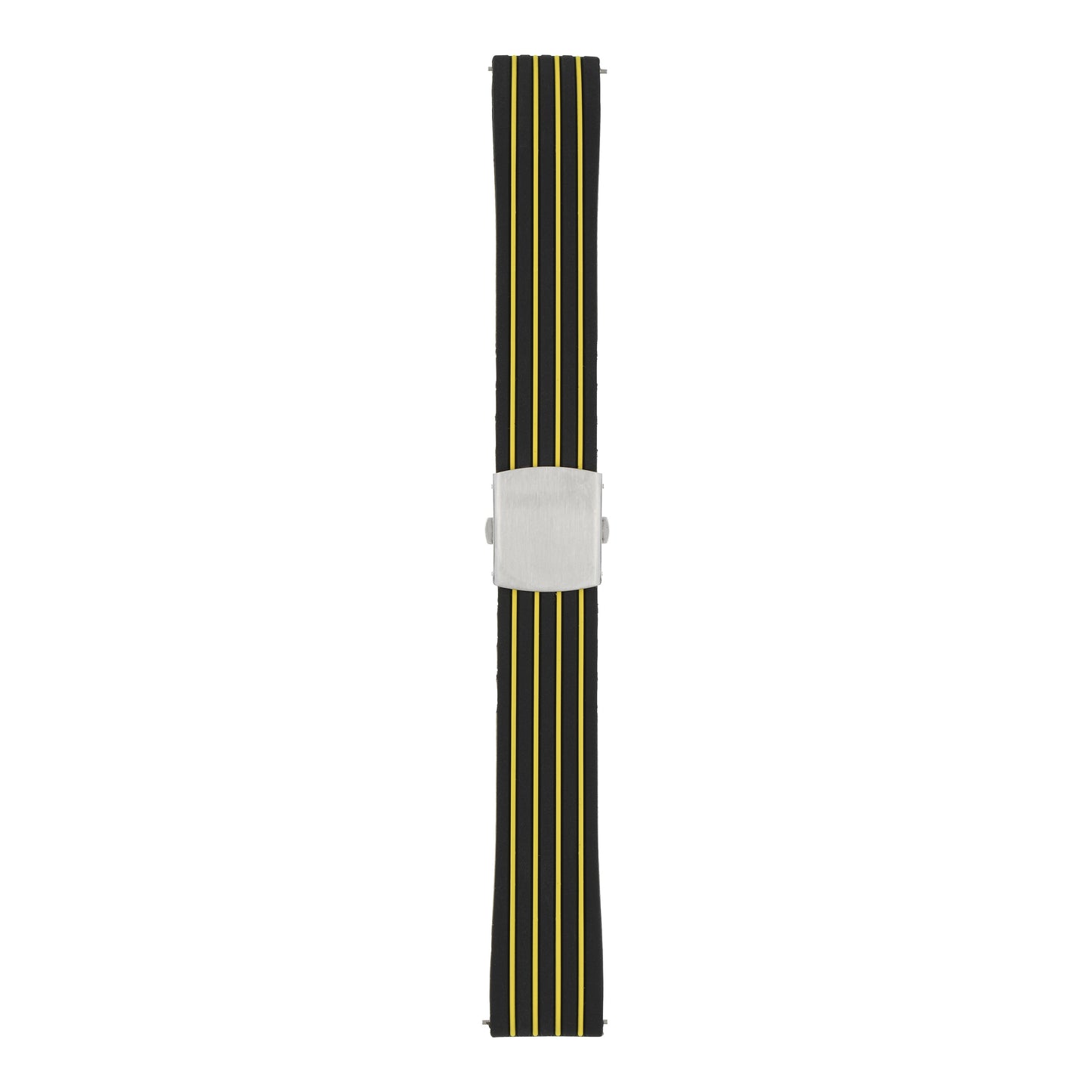 Sport Silicone Centre Clasp Watch Strap