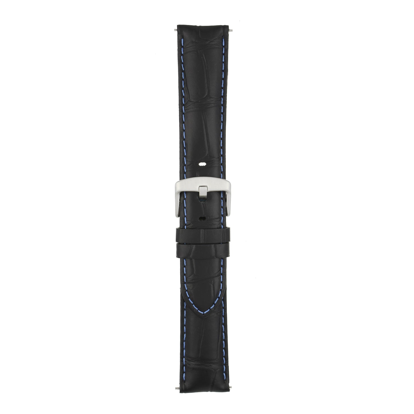 Sports Alligator Grain Leather Watch Strap