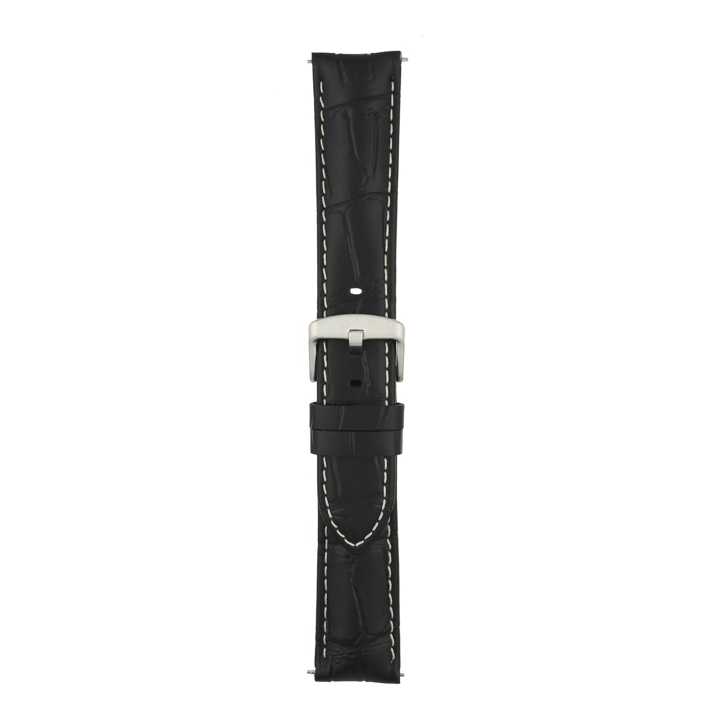 Sports Alligator Grain Leather Watch Strap