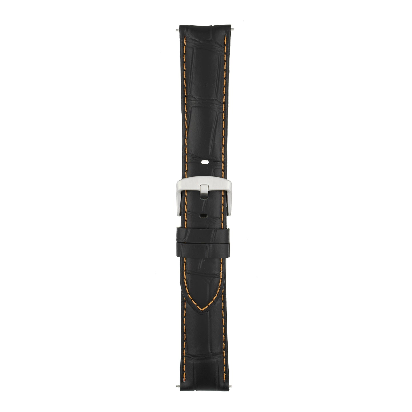 Sports Alligator Grain Leather Watch Strap