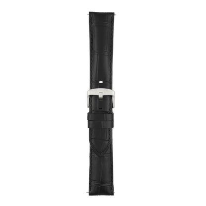 Sports Alligator Grain Leather Watch Strap