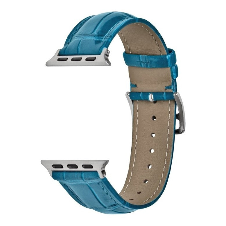 Superior Alligator Grain Leather Watch Strap