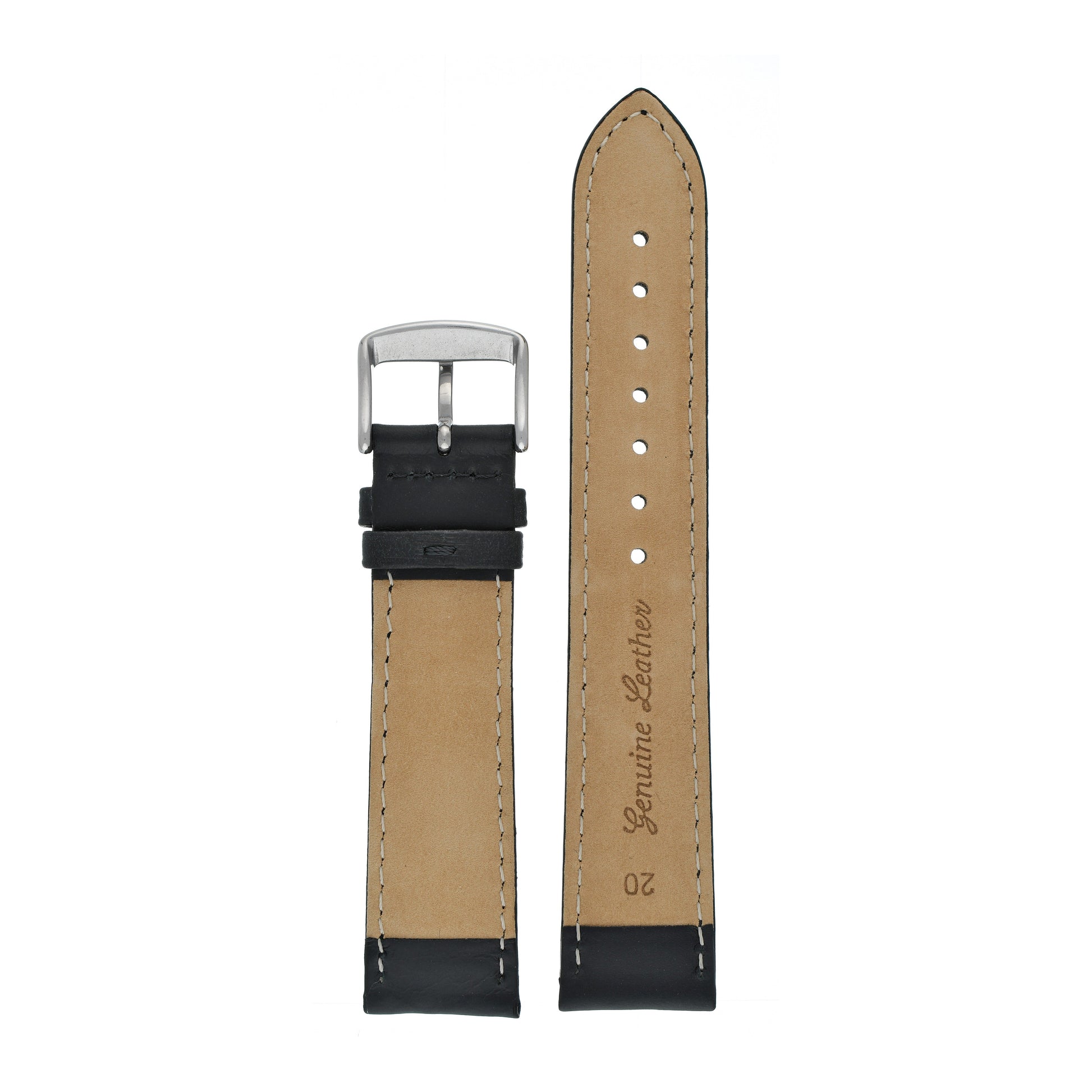 Superior Padded Leather Watch Strap
