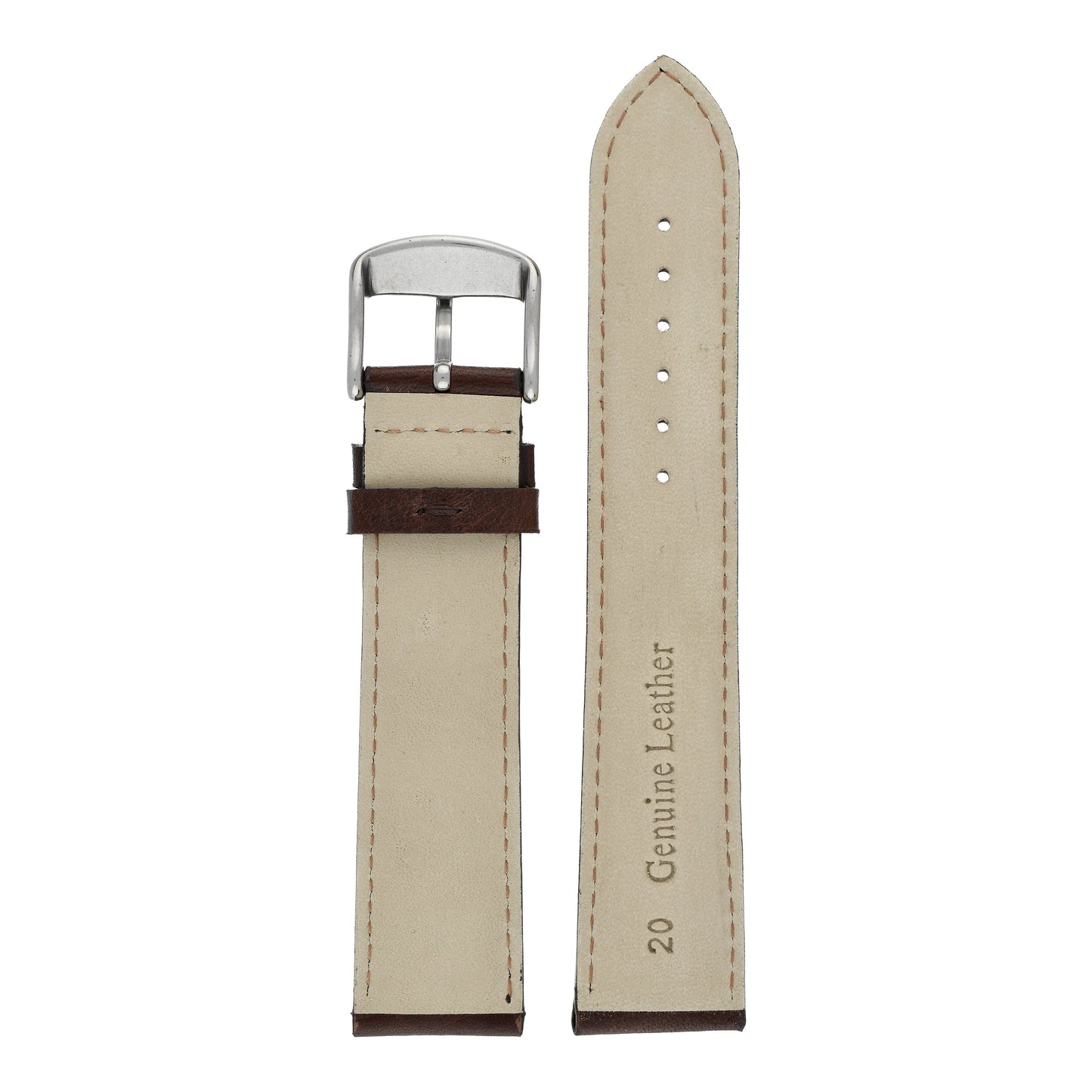 Superior Vintage Grain Leather Watch Strap